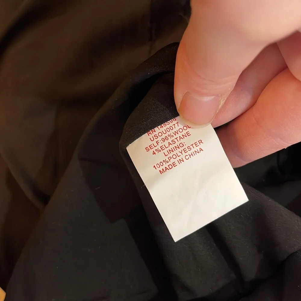 New Universal Standard Black Blazer Fitted Single Button Blazer Size 16 Longer - Picture 9 of 11